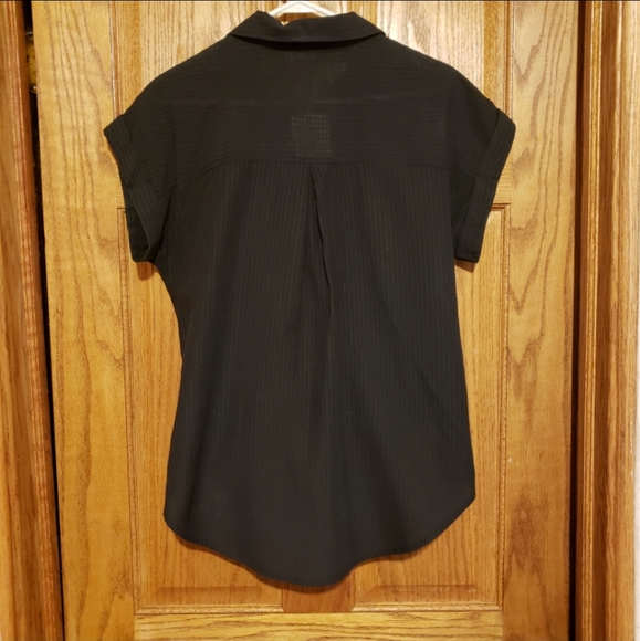 Ana XS Button Down Tie Front Top NWT - Picture 3 of 7